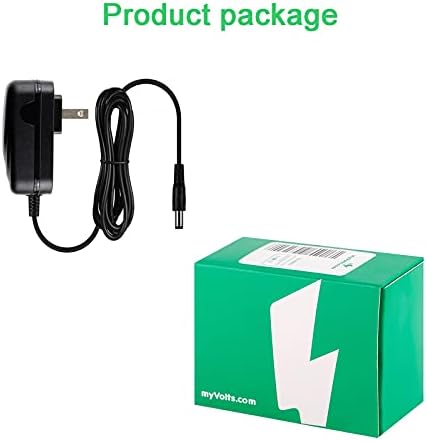 Адаптер за напојување MyVolts 9V компатибилен со/замена за DVD -плеер Panasonic DVD -LV50 - американски приклучок