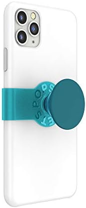 PopSockets: PopGrip Слајд Нелепливи Телефон Зафат &засилувач; Стојат Со Заменливи Врвот за iPhone 11 Про Макс Силиконски Случај - Турбо Мраз