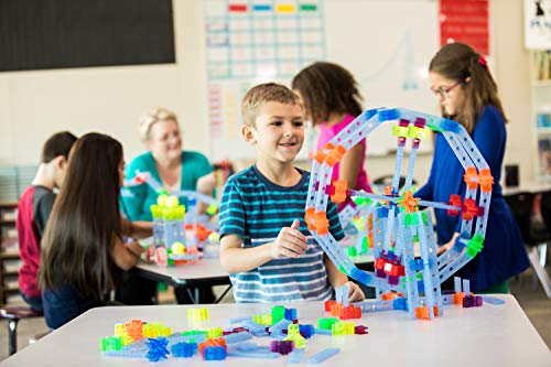 Структури на бракиц Едукативни Матични Манипулативи Градежен Блок Играчка | Сензорни Играчки За Учење За Деца PreK - 6 | 320 Компјутер Во Собата