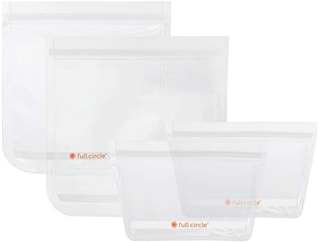 Целосен Круг Патент Пластични Кеси За Повеќекратна Употреба Сендвич Сет И Снек Сет, Јасно