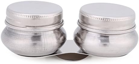 Чаши за бои од не'рѓосувачки челик чаша палета чаша двојно дипер со капачето масло масло сад двојно палета масло сад за боја