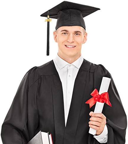 Кралица Кинг 6 ПЦС дипломирање Тасел со 2023 година злато шарм за дипломирање капа за матура 2023 тасели за дипломирање тасели додатоци за