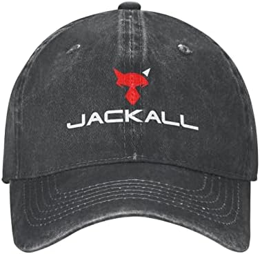 Jackall lures Logodystress Baseball Cap цврста боја прилагодлива гроздобер унисекс разноврсна измиена татко -капа