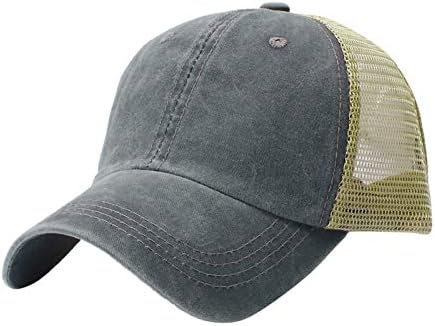 Меша обична прилагодлива тато капи капа за мажи жени бејзбол капа за возење црн поло пало snapback празно дише низок профил