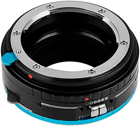 Fotodiox Pro леќи Адаптер за смена со отвор за бирање за решетки за Nikon G и DX до MFT монтирање на огледална камера со смена