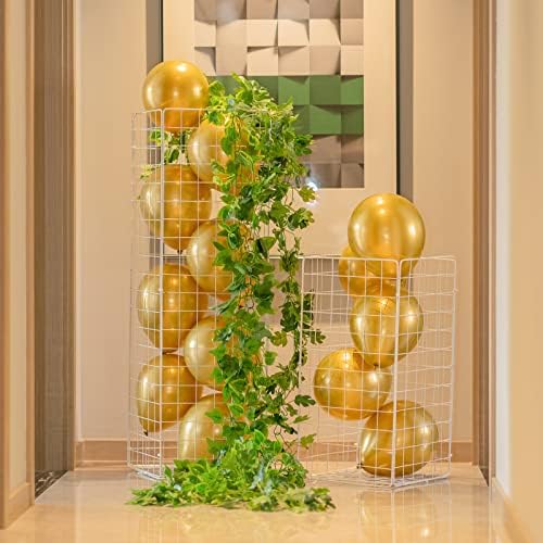 100 парчиња Метални Златни Балони, 12 инчни Балони Од Латекс, Задебелени Балони За Хромирани Златни Забави За Роденденски Туш За Бебиња