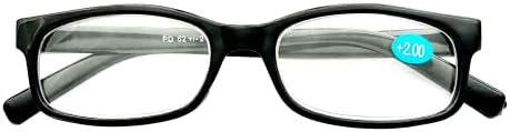 Очила За Читање, Црна Рамка, Очила + Вклучува Тежок Случај