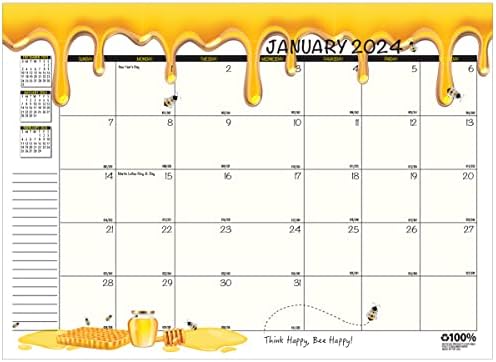 Куќа на Долитл 2023-2024 Месечен календарски планер, академски, саќе, 7 х 10 инчи, август - јули