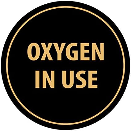 Знаци bylita круг кислород во знак за употреба - мал