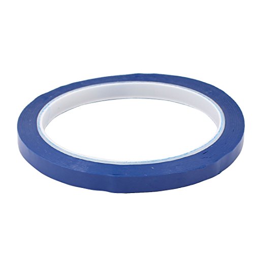 AEXIT 10 mm Единствена еднострана силна самостојна лепила миларна лента 50м должина на пламен ретардант лого -лента сина