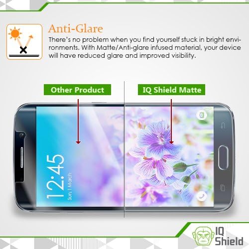 IQ Штит Заштитник На Мат Екран Компатибилен Со Samsung Galaxy S8 Анти-Отсјај Анти-Меур Филм