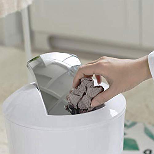 Tatsen Trash Can - Пластично отпадоци може да потроши отпадоци од корпа за канцеларија за спална соба за бања ， 23,5 x 34см