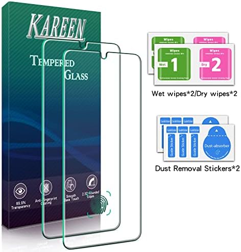 КАРИН [2 Пакет] Калено Стакло За Samsung Galaxy S22 Плус 5g Заштитник На Екранот, Поддржува Читач На Отпечатоци, Против Гребење,