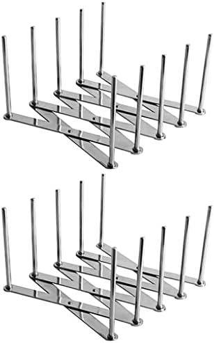 FXJ QWZYP 2 пакувања за продолжување на капакот на тенџерето за повеќекратни паробродски решетки за решетки за стакло