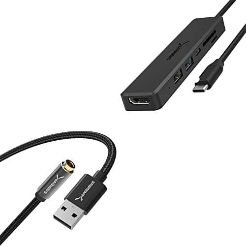 МУЛТИ Порт USB Тип Ц Центар СО 4k HDMI | Испорака На Енергија | 1 USB 3.0 Порта | 1 USB 2.0 Порта | sd/Microsd Картичка Читач + USB