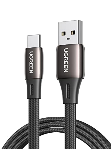 Кабел за полнење USB C USB C 3A USB A до USB C кабел за брзо полнење кабел компатибилен со Galaxy S22/S21/S10/A51/A13 Note 10, GoPro, Hero