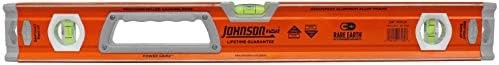 Ниво и алатка на nsонсон 1718-2400 Магнетна тешка алуминиумска кутија ниво, 24 “, портокалово, 1 ниво