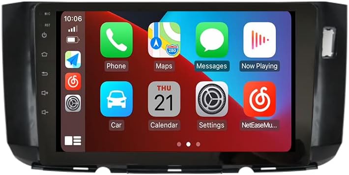 Андроид 10 Авторадио Автомобил Навигација Стерео Мултимедијален Плеер ГПС Радио 2.5 Д Екран На Допир фортојота АЛЗА 2010-2017