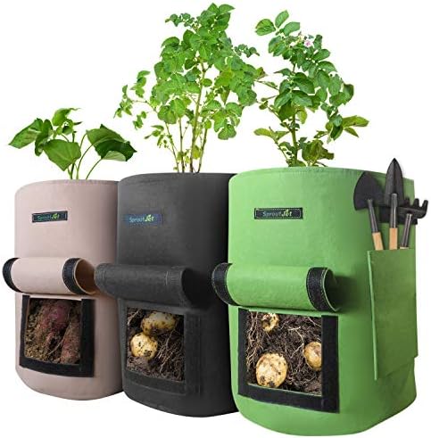 Sproutjet Рачно изработени торби за одгледување компири за семе од компири Пролетно садење 2023 година, дизајнирано и тестирано