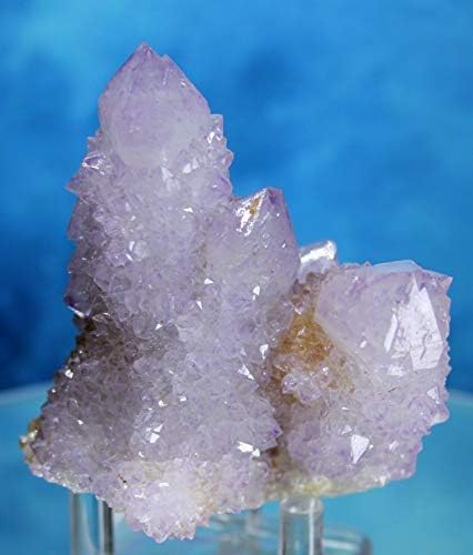 Crystal3480, 3,7 висок џамбо совет, амтрин цитрин аметист кактус Духовен кварц