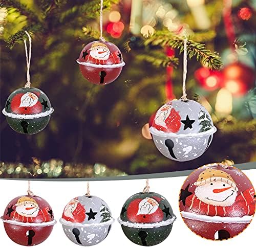 9И859И Божиќни Материјали Божиќно Ѕвоно Приврзок Новогодишна Елка Декорација Божиќна Топка