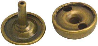Фенггонкии бронзена двојна капа за метални метални метални метални капачиња од 15мм и пост 8мм пакет од 100 комплети