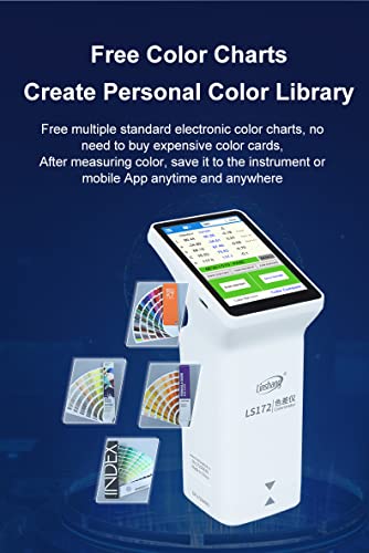 LS172 45/0 колометар со екран на допир за обложување на керамичка пластична боја за мерење на бојата