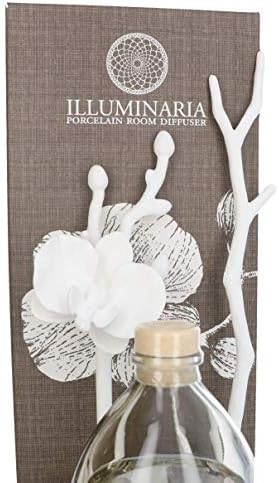 Zodax Illuminaria порцелан дифузер, мирис на орхидеја на пеперутка