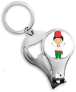 Црвена Зелена Турција Цртан Филм Арт Деко Подарок Мода Ноктите Прстен Клуч Синџир Шише Машинка Машинка