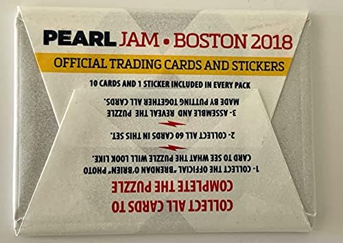 Пакет за бејзбол картички Pearl Jam 2018 Boston Fenway Park Red Sox