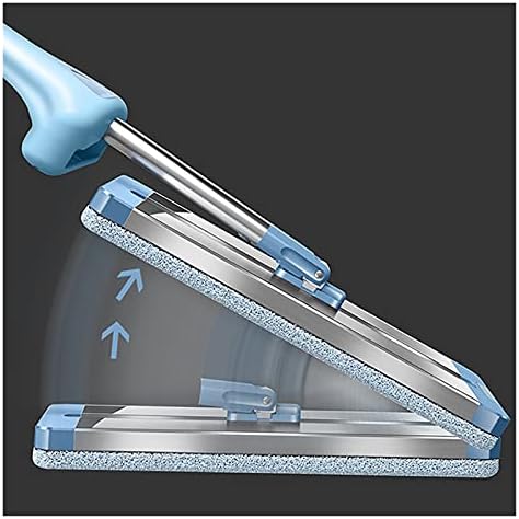 Rtyuie 360 ​​° Автоматско ротирачко стискање магично магично само-чистење рамна алатка за чистење на домаќинства за миење на подот