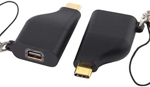 CableCC USB-C тип C до мини DP DisplayPort Adapter 4K 2K со ланец за таблет и телефон и лаптоп