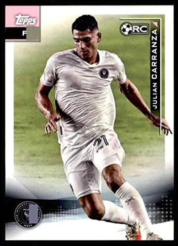 2021 Topps MLS 181 Julian Carranza RC Rackie Inter Miami CF Soccer Futbol Trading Card