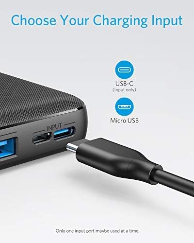 Кабел за полнач на Nker USB C [2 пакет, 6ft], 310 USB A до тип C Брзо полнење кабел и преносен полнач за полнење, 325 батерија за напојување