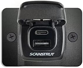 Scanstrut SC-USB-F2 Flip Pro Брзо полнење двоен USB штекер со предно вклопување рамки