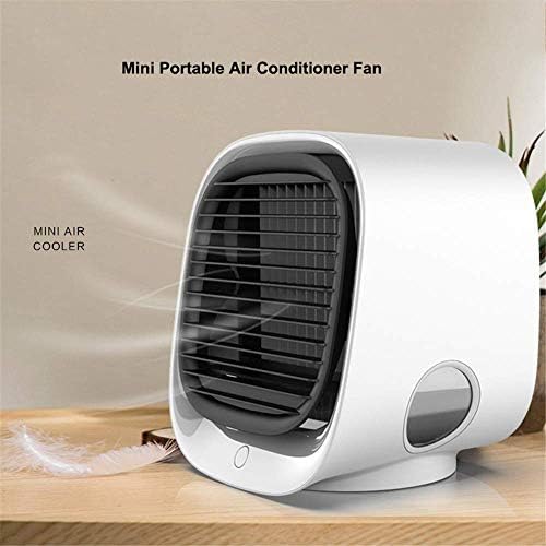 Лилианг- - испарувачки ладилници мини преносен вентилатор за климатик, 3 брзина на ветер Испарувачки ладилник на воздухот, тивок овлажнител