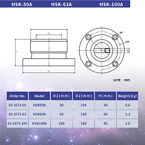 Hsk63a-ER16-100 Cnc Држач За Алат+Додаток За Машина За Затегнување