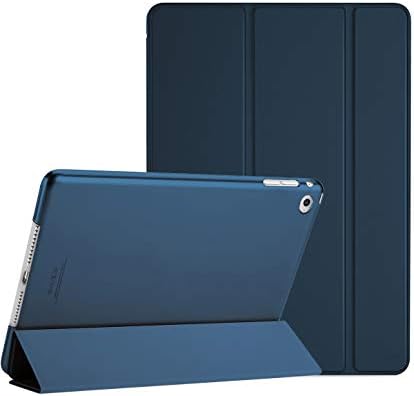 Procase Smart Case за iPad Air 2, Ultra тенок лесен штанд заштитен случај на куќиште со проucирен замрзнат заден капак за Apple iPad Air 2 -navy