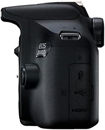 Canon EOS 2000d DSLR Камера w/EF-S 18-55mm F/3.5-5.6 Зум е II Леќа + 64gb Меморија + Назад Пакет Случај + Статив, Леќи, Филтри, &засилувач;