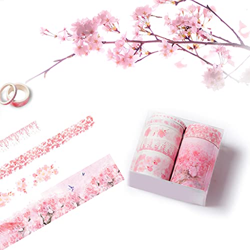 Dajooee Washi Tape 7 Rools, симпатична цветен цвет маскирање лента Декоративна леплива лента Леплива хартиена лента за DIY, декоративен занает, завиткување на подароци, бележни