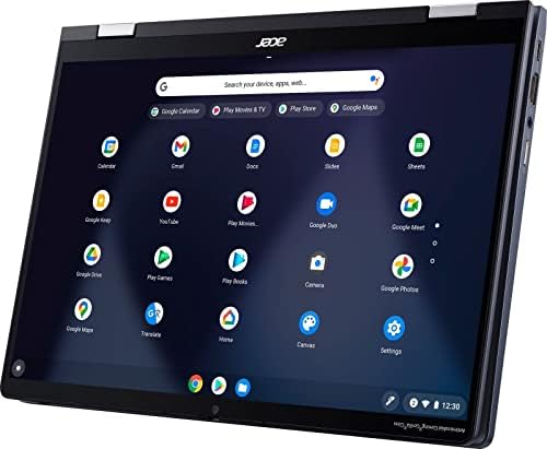 Acer 2023 Најновиот Chromebook Спин 714 2-во-1 Лаптоп, 14 Инчен Екран На Допир, 12-Ти Gen Intel Core I5-1235u Процесор, 8GB RAM МЕМОРИЈА, 1TB SSD, Intel Iris Xe Графика, Bluetooth, Веб Камера, Chrome OS