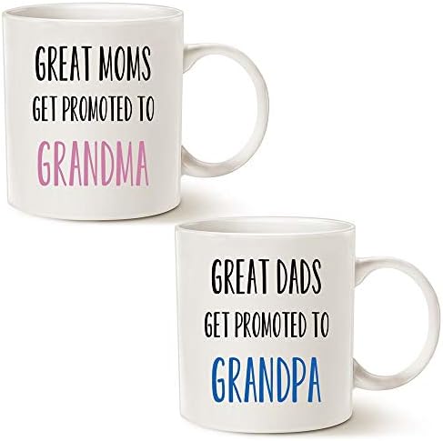 Мауаг Смешна баба и дедо и кафе кригла Божиќни подароци, одлични мајки/татковци се промовираат на баба/дедо Најдобри роденденски подароци