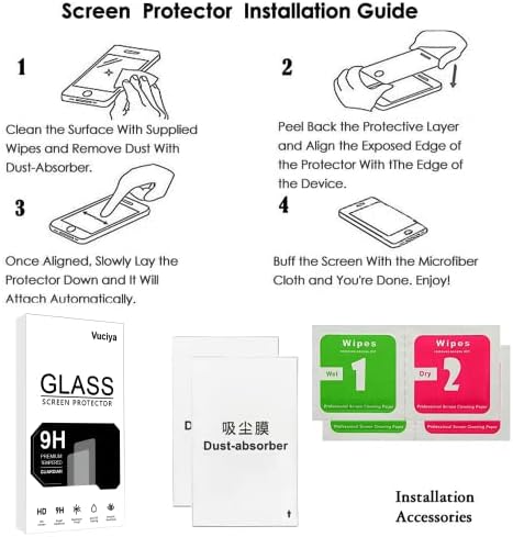Вучија [3 Пакет] Заштитник На Екранот За Samsung Galaxy A50/A30/A20/M31,9h цврстина HD Анти-Гребење Разбивање-доказ Меур Слободен Калено Стакло Заштитник На Екранот,Компатибилен Со