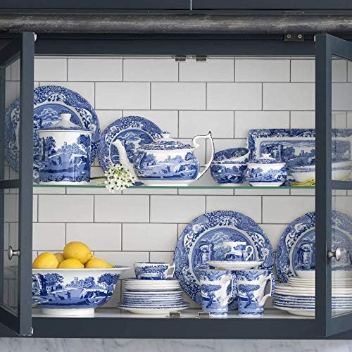Spode Blue италијанска колекција натопи садови | Сет од 3 мини чинии за натопи за сервирање сосови и странични јадења | Направено од
