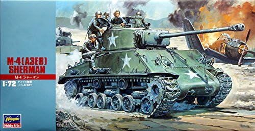 HASEGAWA SEISAKUSHO CO HMT15 1:72 SCALE M4 A3E8 SHERMAN MODEL KIT