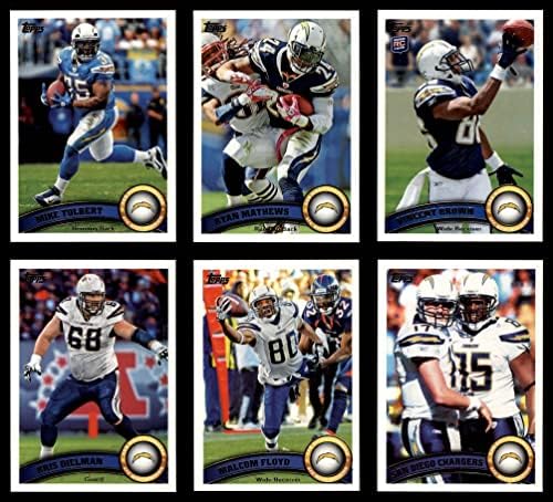 2011 Topps San Diego Chargers Team го постави San Diego Chargers NM/MT Chargers