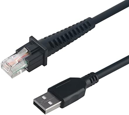 Vottan QD2110 QM2110 Scanner на баркод USB A до RJ45 кабел, 2 метри USB кабел за DataLogic GD/GM/QD Series Series Scanner