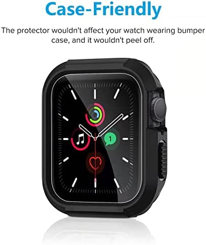 Hierusre [6 пакет] Заштитник на екранот компатибилен со Apple Watch Series SE/6/5/4 40мм и серија 3/2/1 38mm, Apple Watch TPU Film Iwatch Screen