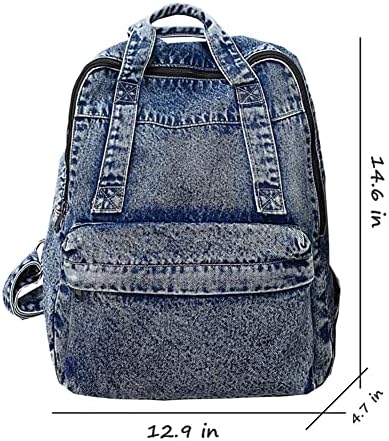 Maxxcloud гроздобер тексас ранец за ранец тоте за пешачење за пешачење платно платно ранец за ранец за чанти чанти чанта чанта