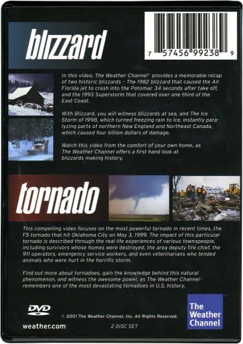 La Crosse Technology Weather Channel Blizzard/Tornado DVD 2 Disc Сет